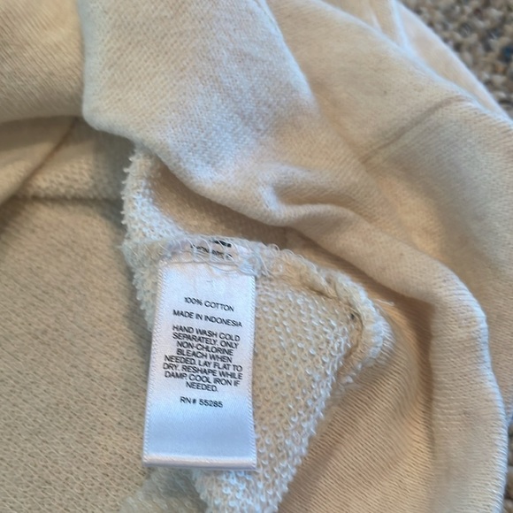 Express Cream Knit Sweater with Silver Embellishments - Picture 6 of 8